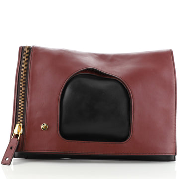 Tom Ford Alix Fold Over Bag Leather Large