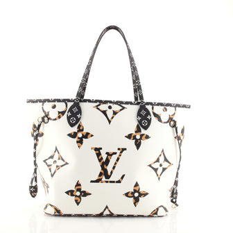 Louis Vuitton Neverfull NM Tote Limited Edition Jungle Monogram Giant MM