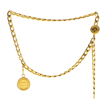 Chanel Vintage Medallion Chain Belt Metal
