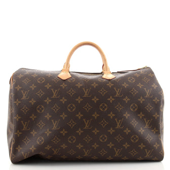 Louis Vuitton Speedy Handbag Monogram Canvas 40