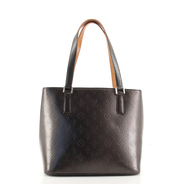 Louis Vuitton Mat Stockton Handbag Monogram Vernis