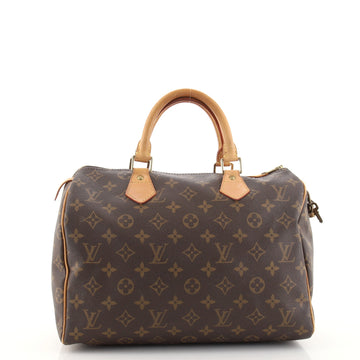 Louis Vuitton Speedy Handbag Monogram Canvas 30
