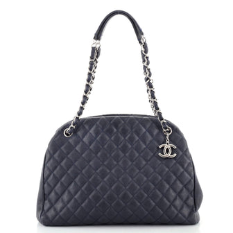 Chanel Just Mademoiselle Bag Quilted Caviar Large