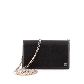 Gucci Betty Chain Wallet Leather