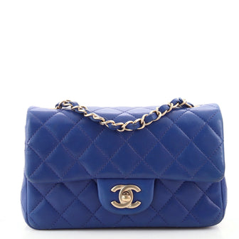 Chanel Classic Single Flap Bag Quilted Lambskin Mini