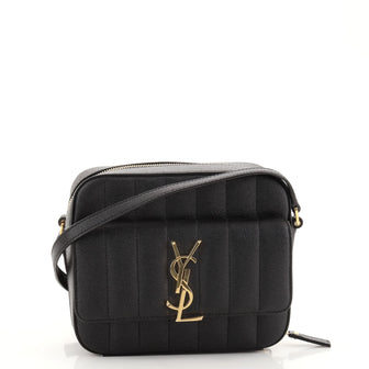 Saint Laurent Vicky Camera Bag Vertical Quilted Leather Medium