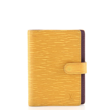 Louis Vuitton Ring Agenda Cover Epi Leather MM