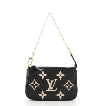 Louis Vuitton Pochette Accessoires Bicolor Monogram Empreinte Giant Mini