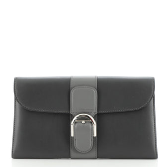 Delvaux Brillant Flap Wallet Leather Long