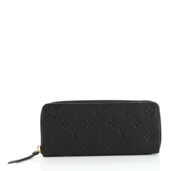 Louis Vuitton Clemence Wallet Monogram Empreinte Leather