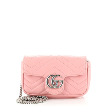 Gucci GG Marmont Flap Bag Matelasse Leather Super Mini
