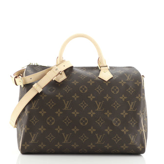 Louis Vuitton Speedy Bandouliere Bag Monogram Canvas 30