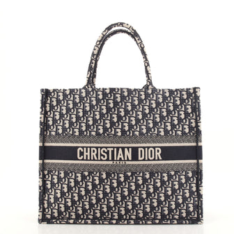 Christian Dior Book Tote Oblique Canvas