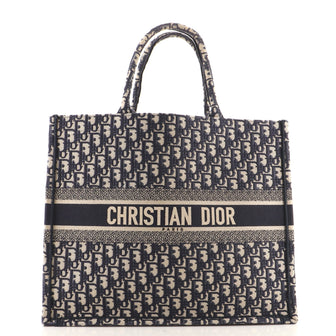 Christian Dior Book Tote Oblique Canvas