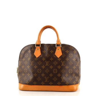Louis Vuitton Vintage Alma Handbag Monogram Canvas PM