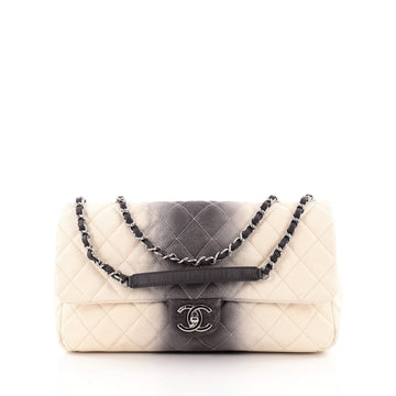 Chanel CC Chain Flap Ombre Quilted Caviar Large