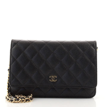 Chanel Wallet on Chain Quilted Caviar