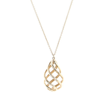 Tiffany & Co. Paloma Picasso Venezia Luce Pendant Necklace Sterling Silver Medium