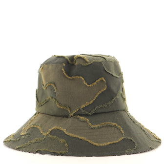 Christian Dior Teddy D Bucket Hat Oblique and Camouflage Embroidered Canvas