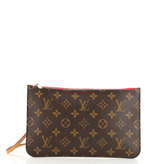 Louis Vuitton Neverfull Pochette Monogram Canvas Large