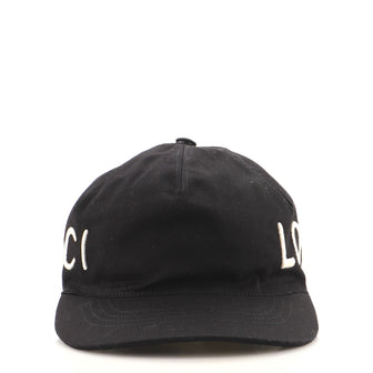 Gucci Loved Baseball Cap Embroidered Canvas