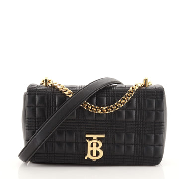 Burberry Lola Shoulder Bag Quilted Lambskin Small