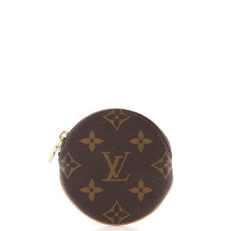 Louis Vuitton Round Coin Purse Monogram Canvas