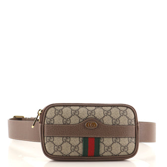 Gucci Ophidia Belt Bag GG Coated Canvas Mini
