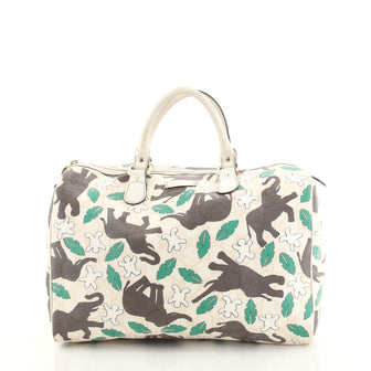 Gucci Unicef Joy Boston Bag GG Coated Canvas Medium