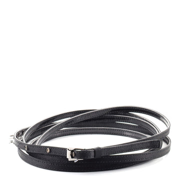 Christian Dior Vintage Charms Wrap Belt Leather