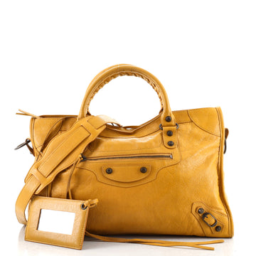 Balenciaga City Classic Studs Bag Leather Medium