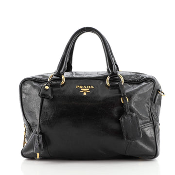 Prada Convertible Bauletto Bag Vitello Shine Medium