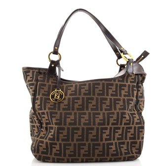 Fendi Chef Tote Zucca Canvas Small