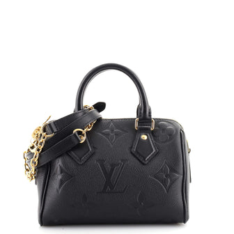 Louis Vuitton Speedy Bandouliere Bag Monogram Empreinte Giant 20