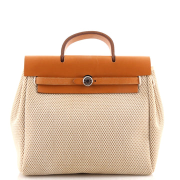 Hermes Herbag A Dos Backpack Toile