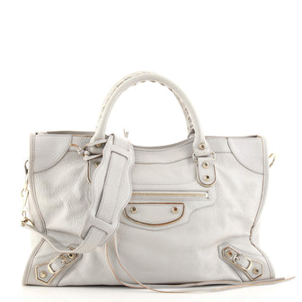 Balenciaga City Classic Metallic Edge Bag Leather Medium