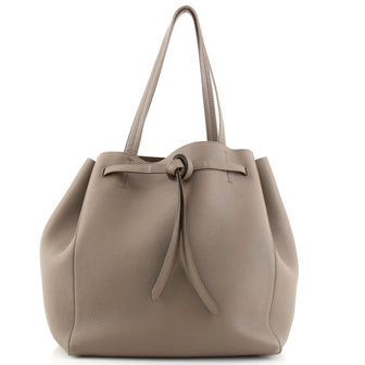 Celine Phantom Tie Cabas Tote Leather Medium