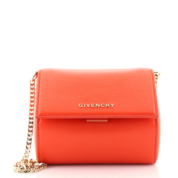 Givenchy Chain Pandora Box Bag Leather Micro