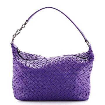 Bottega Veneta Zip Hobo Intrecciato Nappa Small