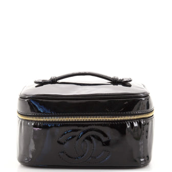 Chanel Vintage Timeless Cosmetic Case Patent