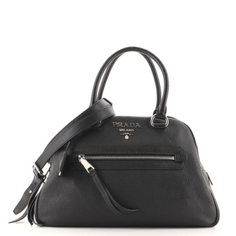Prada Convertible Bowling Bag Vitello Daino Medium