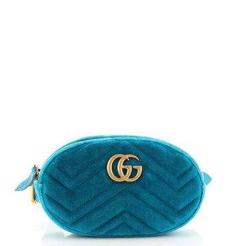 Gucci GG Marmont Belt Bag Matelasse Velvet