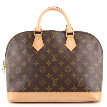Louis Vuitton Vintage Alma Handbag Monogram Canvas PM