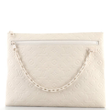 Louis Vuitton A4 Pouch Monogram Taurillon Leather