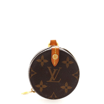 Louis Vuitton Round Zip Coin Pouch Monogram Canvas