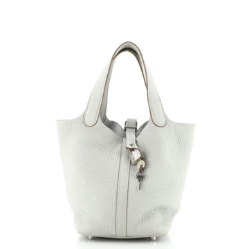 Hermes Picotin Lock Bag Clemence PM