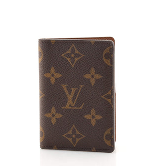Louis Vuitton Pocket Organizer Monogram Canvas