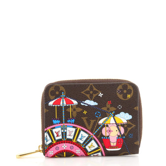 Louis Vuitton Zippy Coin Purse Limited Edition Vivienne Xmas Monogram Canvas