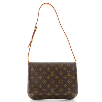 Louis Vuitton Musette Tango Handbag Monogram Canvas