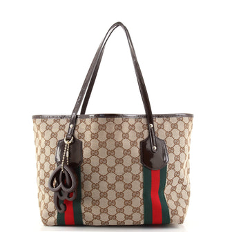 Gucci Jolie Web Tote GG Canvas Medium